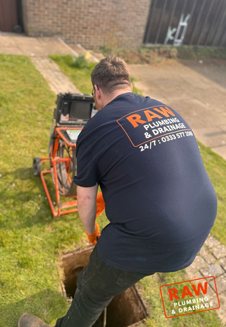 Raw Staff Drain Inspection